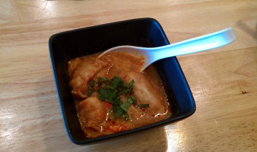 Tom Yum Gyoza - the best dish we had by far. 8/10.